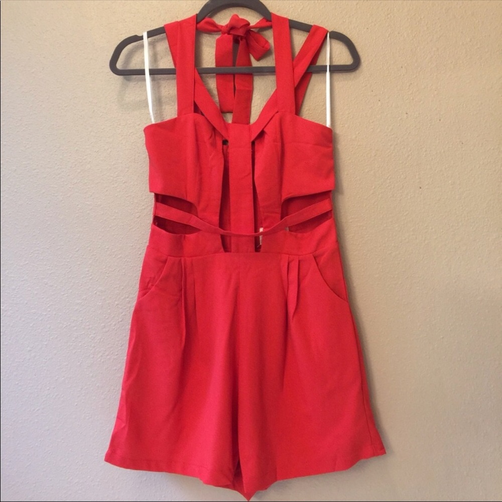 Sabo Skirt red romper